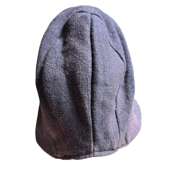 Vintage Brown Yellow Bonnet Style Hat - Picture 3 of 7